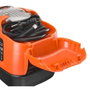 Black+Decker Inflador de aire 11,03 bar / 160 PSI Doble Alimentación 230V CA y 12V CC con 3 Adaptadores, Seleccionador Retroiluminado y Función de Autoapagado, Diseño Compacto