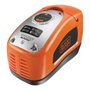 Black+Decker Inflador de aire 11,03 bar / 160 PSI Doble Alimentación 230V CA y 12V CC con 3 Adaptadores, Seleccionador Retroiluminado y Función de Autoapagado, Diseño Compacto