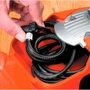 Black+Decker Inflador de aire 11,03 bar / 160 PSI Doble Alimentación 230V CA y 12V CC con 3 Adaptadores, Seleccionador Retroiluminado y Función de Autoapagado, Diseño Compacto