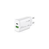 MEDIARANGE Adaptador de carga GaN 25W MRMA112-2 Blanco