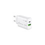 MEDIARANGE Adaptador de carga GaN 25W MRMA112-2 Blanco