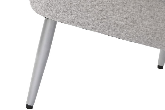 DKD Home Decor Sillón Chic Gris Plateado 68 x 81 x 71 cm