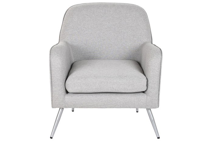 DKD Home Decor Sillón Chic Gris Plateado 68 x 81 x 71 cm
