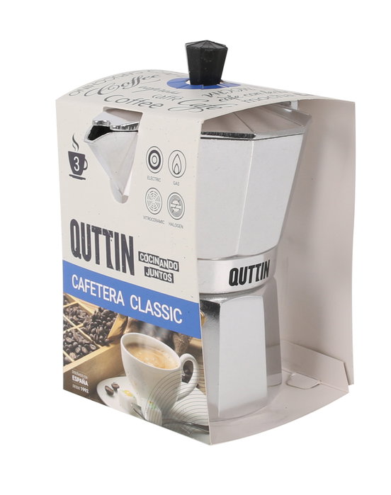 Quttin Cafetera Classic 3 Servicios