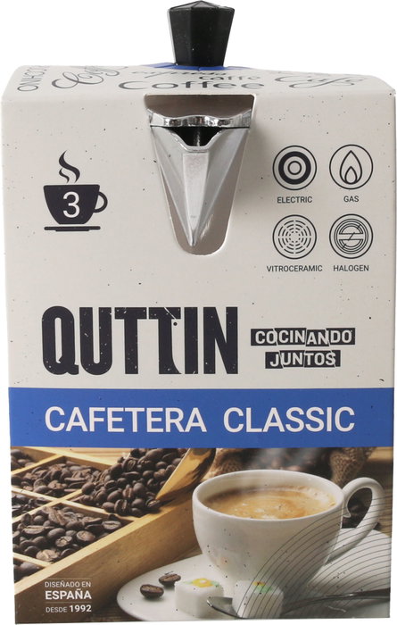 Quttin Cafetera Classic 3 Servicios