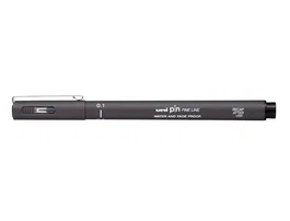 Uniball Rotulador Calibrado PIN01-200 Gris Oscuro Punta 0.1mm