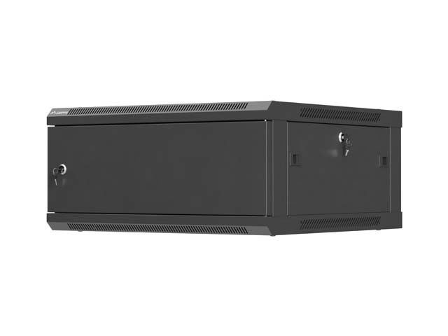 Lanberg Armario Rack de Pared 19 pulg 4U 600x600mm Negro