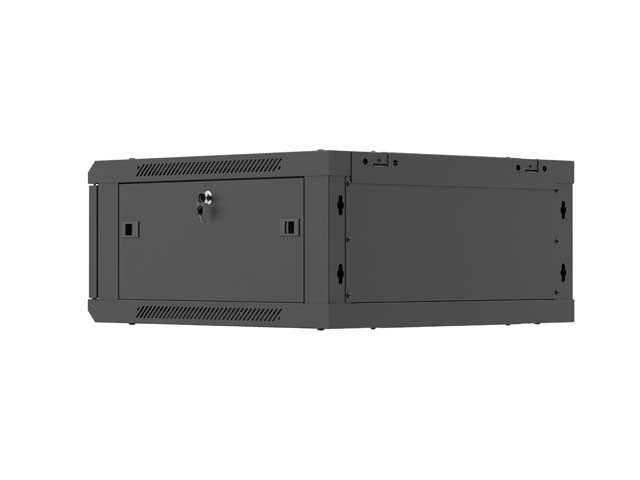Lanberg Armario Rack de Pared 19 pulg 4U 600x600mm Negro