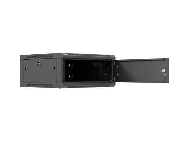 Lanberg Armario Rack de Pared 19 pulg 4U 600x600mm Negro