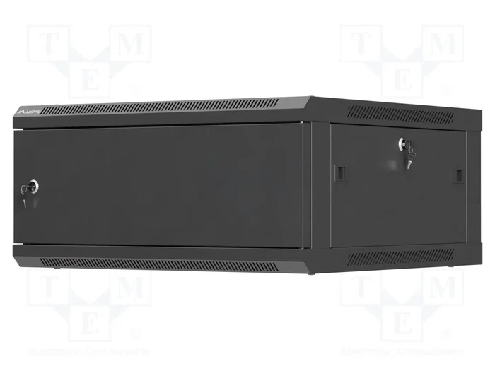 Lanberg Armario Rack de Pared 19 pulg 4U 600x600mm Negro