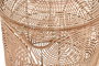 DKD Home Decor Cesta Tropical Marron Claro Ratan 45 x 57 x 45 cm Set de 2