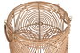 DKD Home Decor Cesta Tropical Marron Claro Ratan 45 x 57 x 45 cm Set de 2