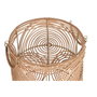 DKD Home Decor Set de 2 Cestas de Ratán con Tapa Libet