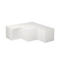 Hanah Home Compact Soporte de TV Blanco 90x32x92cm Moderno y Elegante con Amplio Almacenamiento y Montaje en Pared