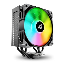 SHARKOON Refrigerador de aire para CPU A40 RGB 12 cm Negro TDP 220W PWM RGB