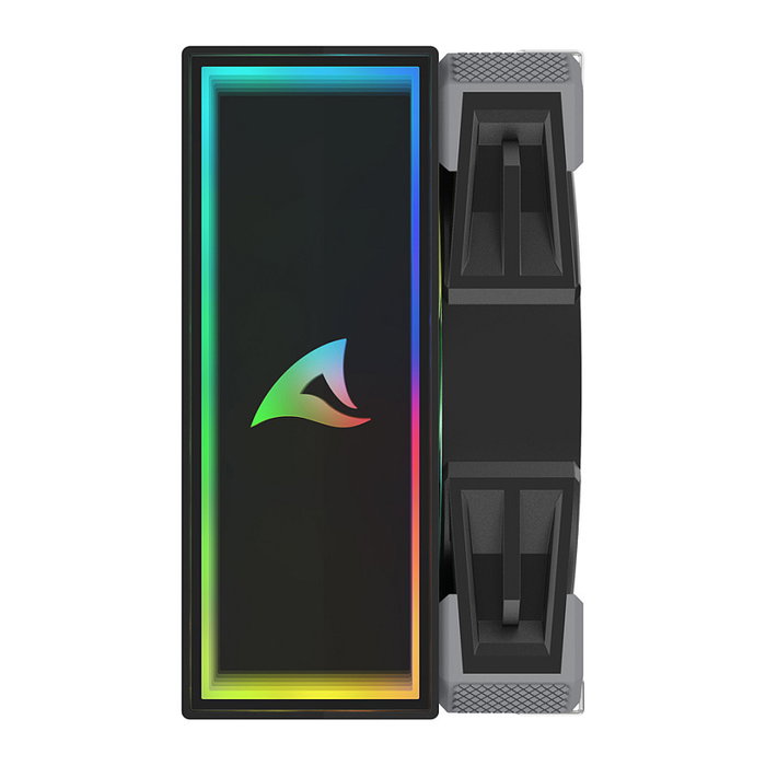 SHARKOON Refrigerador de aire para CPU A40 RGB 12 cm Negro TDP 220W PWM RGB