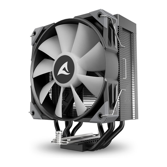 SHARKOON Refrigerador de aire para CPU A40 RGB 12 cm Negro TDP 220W PWM RGB