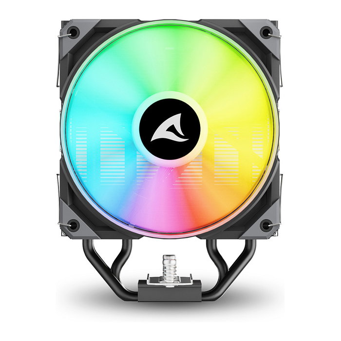 SHARKOON Refrigerador de aire para CPU A40 RGB 12 cm Negro TDP 220W PWM RGB