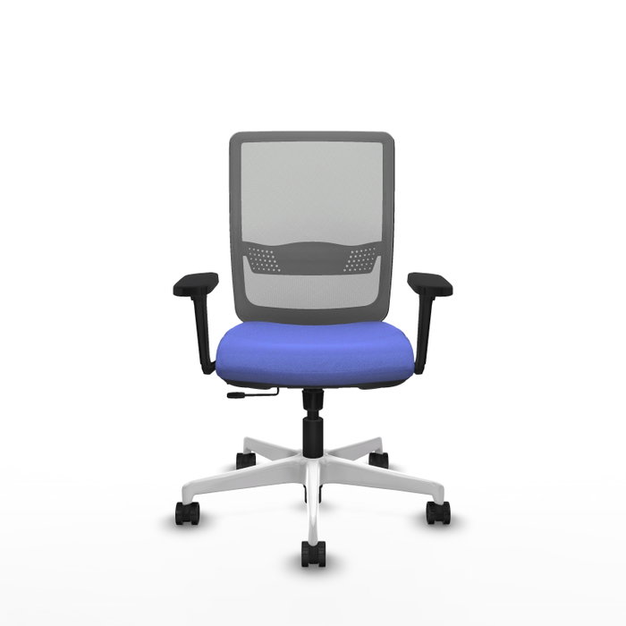 PIQUERAS Y CRESPO Silla de oficina Haches con mecanismo Sincro/Traslack, Azul claro y Gris PIQUERAS Y CRESPO Silla de oficina Haches con mecanismo Sincro/Traslack, Azul claro y Gris