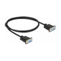 DeLOCK Cable Serial RS-232 Null Modem DB-9 Hembra a Hembra 1 m