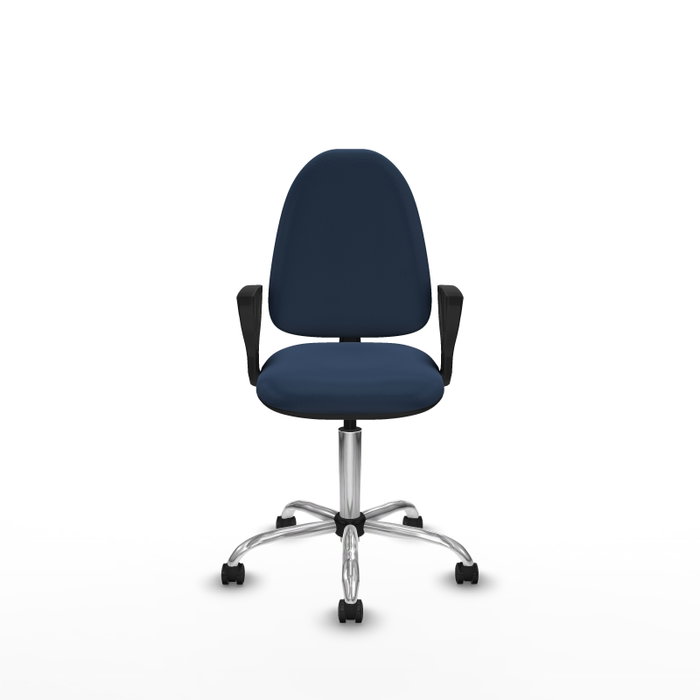 PIQUERAS Y CRESPO Silla de oficina Aýna Azul marino con brazos fijos PIQUERAS Y CRESPO Silla de oficina Aýna Azul marino con brazos fijos