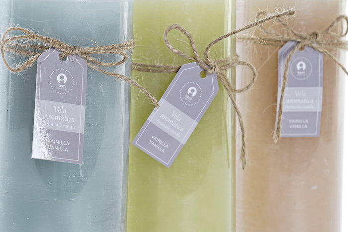 DKD Home Decor Vela Basicos Marron 12 Unidades 6.5 x 15 x 6.5 cm