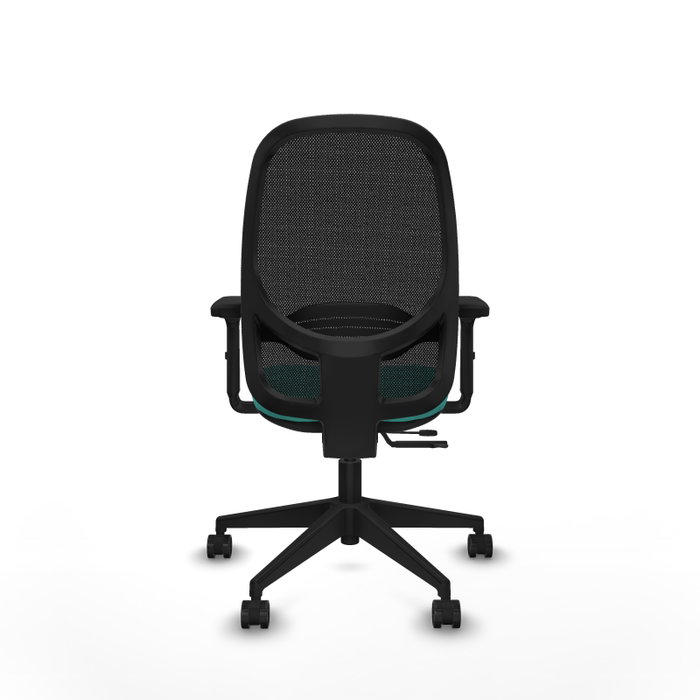 PIQUERAS Y CRESPO Silla de oficina Cilanco Turquesa y Negro