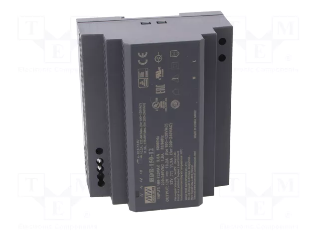 Mean Well HDR-Serie 12V 150W Riel DIN