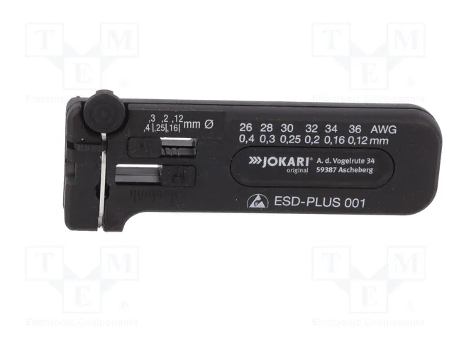 JOKARI Pelacable ESD para cables redondos 36AWG-26AWG JOKARI Pelacable ESD para cables redondos 36AWG-26AWG