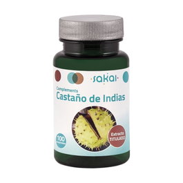 Sakai Castaño de Indias 100 Cápsulas Complemento Alimenticio para Circulación Venosa