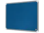 Nobo Tablero de anuncios de fieltro Premium Ecolabel Azul 600x450 mm Marco de aluminio