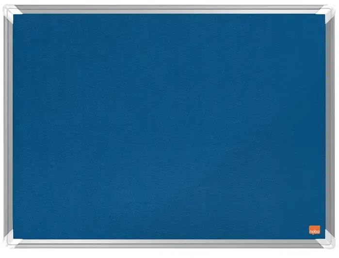 Nobo Tablero de anuncios de fieltro Premium Ecolabel Azul 600x450 mm Marco de aluminio Nobo Tablero de anuncios de fieltro Premium Ecolabel Azul 600x450 mm Marco de aluminio