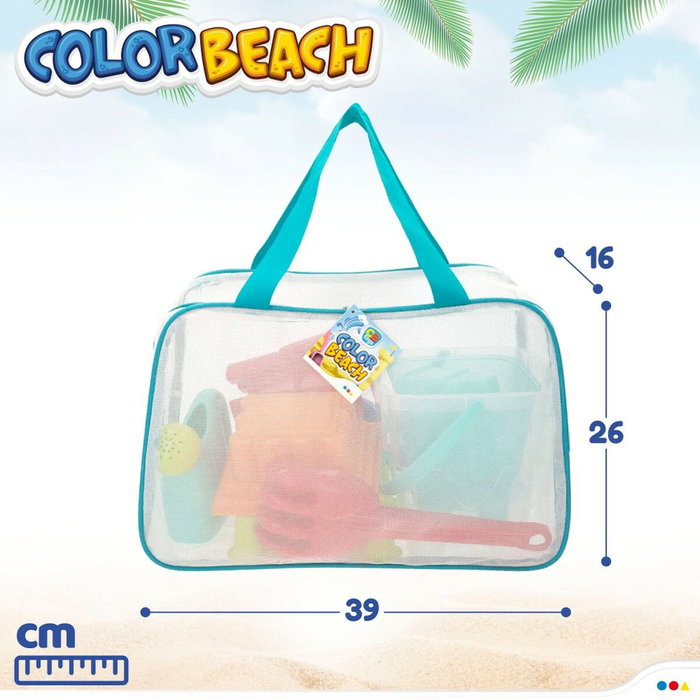 Set de Juguetes de Playa Colorbaby Polipropileno (12 Unidades) Set de Juguetes de Playa Colorbaby Polipropileno (12 Unidades)