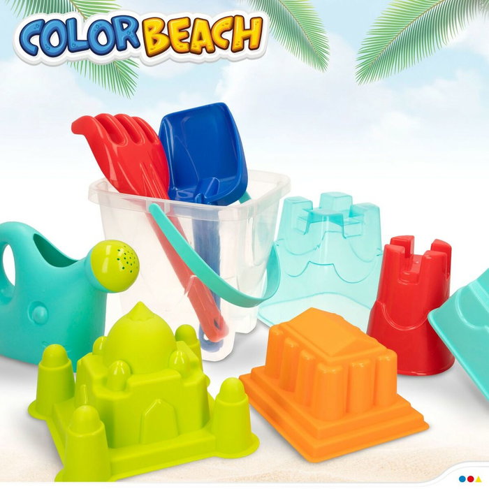 Set de Juguetes de Playa Colorbaby Polipropileno (12 Unidades) Set de Juguetes de Playa Colorbaby Polipropileno (12 Unidades)