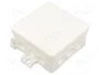 SIMET FASTBOX Caja de conexiones blanca de empotrar