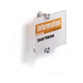 Durable Türschild 14,8 x 10,5 cm transparente