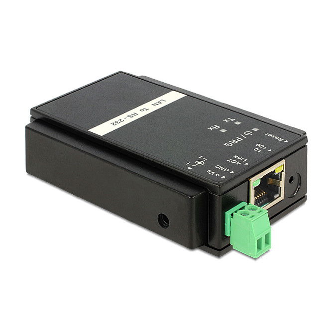 DeLOCK Konverter Ethernet LAN a Serial - Adaptador de Red