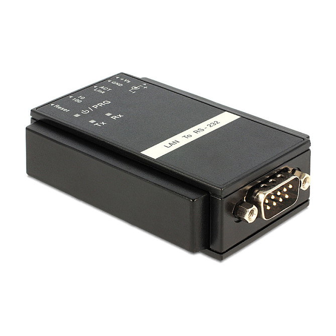DeLOCK 62504 Conversor Ethernet LAN TCP/IP a RS-232 RS-232/RJ45 DeLOCK 62504 Conversor Ethernet LAN TCP/IP a RS-232 RS-232/RJ45