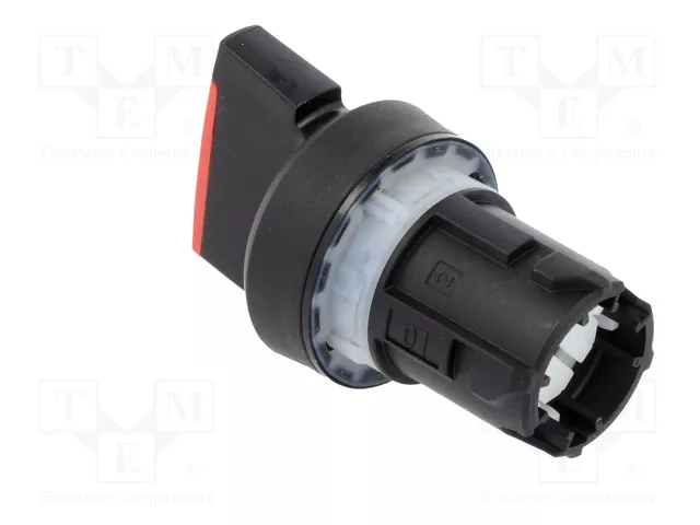 SIEMENS Interruptor rotativo de 22mm rojo con mango largo