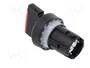 SIEMENS Interruptor rotativo de 22mm rojo con mango largo