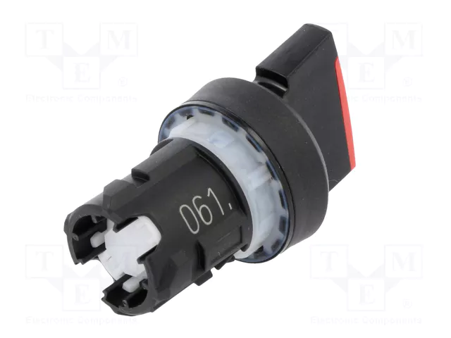 SIEMENS Interruptor rotativo de 22mm rojo con mango largo