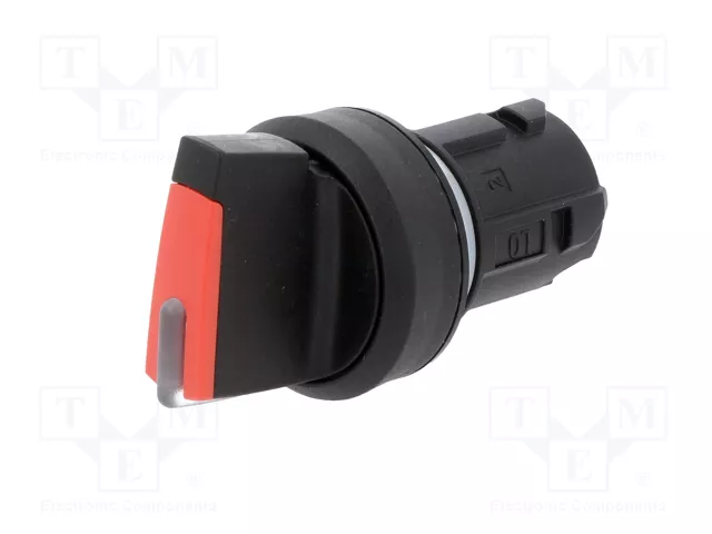 SIEMENS Interruptor rotativo de 22mm rojo con mango largo