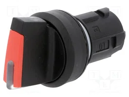SIEMENS Interruptor rotativo de 22mm rojo con mango largo