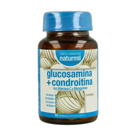 Naturmil Glucosamina + Condroitina 45 Cápsulas con Vitamina C Para Cartílago