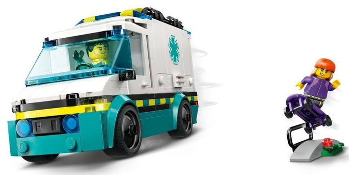 LEGO City Ambulancia de Emergencias 60451 LEGO City Ambulancia de Emergencias 60451