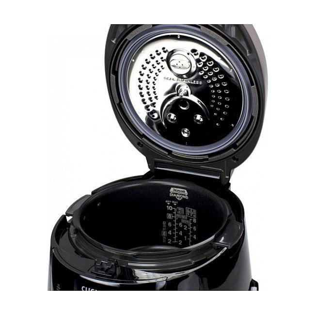 Cuckoo CRP-P1009S Arrocera Digital a Dampfdruck 1.8L Marrón y Rojo, 1150W, con Pantalla LCD y Función Mantener Caliente