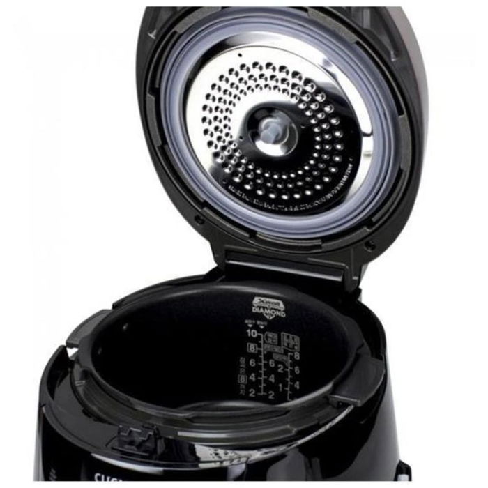 Cuckoo CRP-P1009S Arrocera Digital a Dampfdruck 1.8L Marrón y Rojo, 1150W, con Pantalla LCD y Función Mantener Caliente