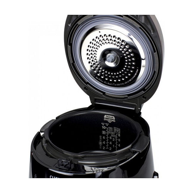 Cuckoo CRP-P1009S Arrocera Digital a Dampfdruck 1.8L Marrón y Rojo, 1150W, con Pantalla LCD y Función Mantener Caliente