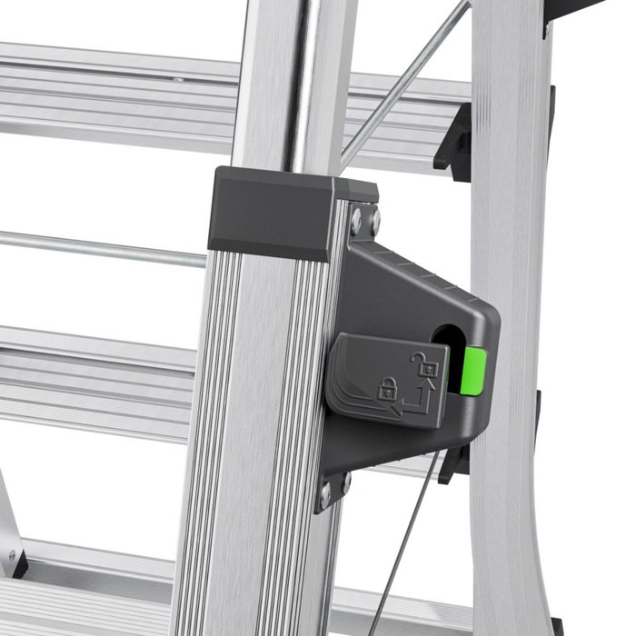 Hailo Master DTL100 Escalera de tijera 2 x 6 pasos