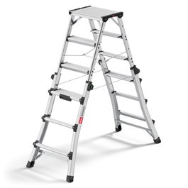 Hailo Master DTL100 Escalera de tijera 2 x 6 pasos